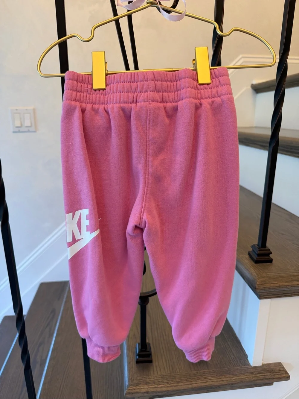Nike Toddler Girls Pink Fleece Tracksuit Set